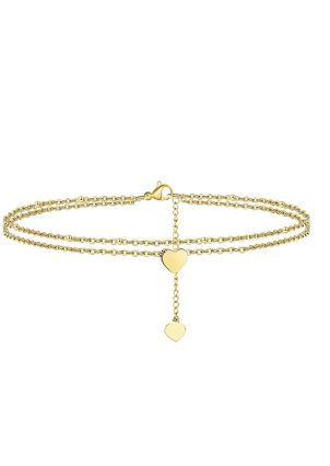 Браслет без вставок Срібло 925° (позолота) SA17G