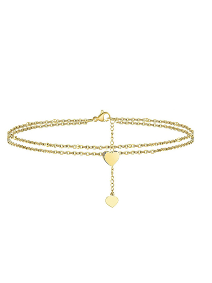 Браслет без вставок Срібло 925° (позолота) SA17G