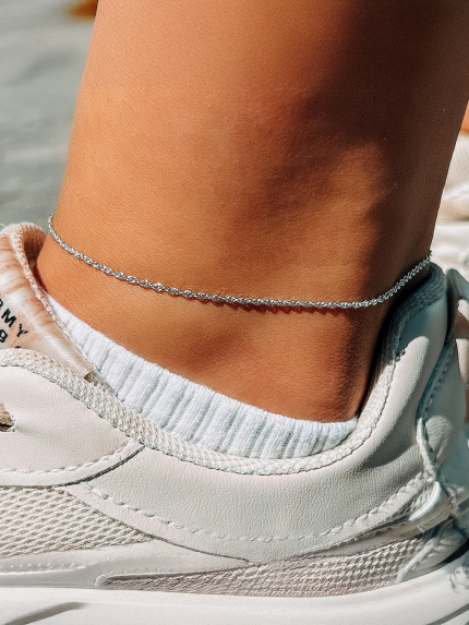 Bransoletka bez wkładek Srebro próby 925° (rod) SA06P