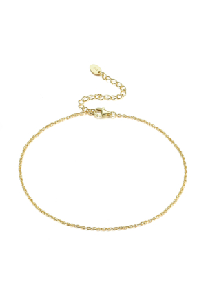 Браслет без вставок Срібло 925° (позолота) SA06G