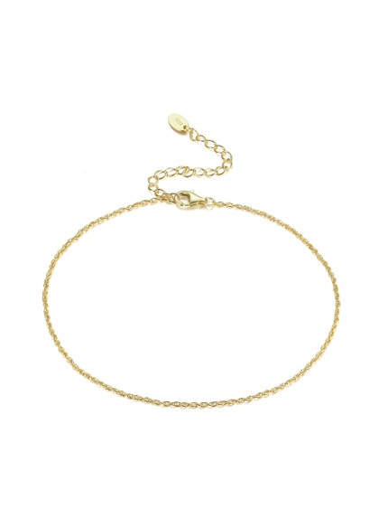 Браслет без вставок Срібло 925° (позолота) SA06G