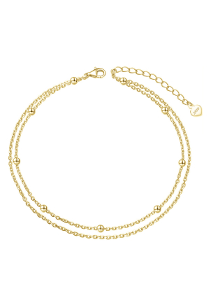 Браслет без вставок Срібло 925° (позолота) SA14G