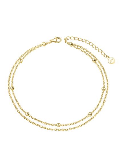 Браслет без вставок Срібло 925° (позолота) SA14G