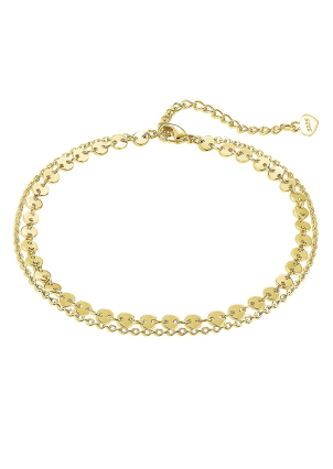 Браслет без вставок Срібло 925° (позолота) SA15G