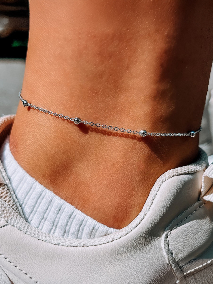 Bransoletka bez wkładek Srebro próby 925° (rod) SA05P