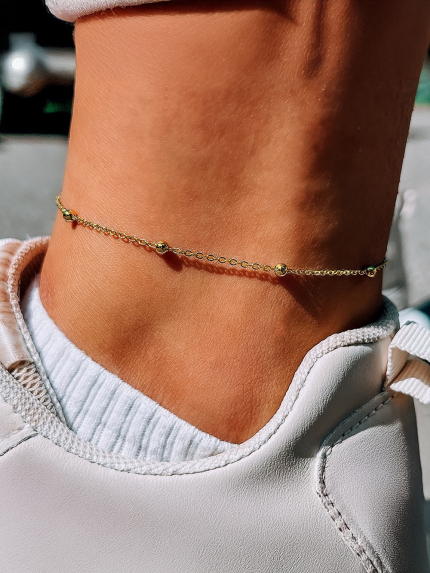 Браслет без вставок Срібло 925° (позолота) SA05G