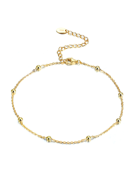 Браслет без вставок Срібло 925° (позолота) SA05G