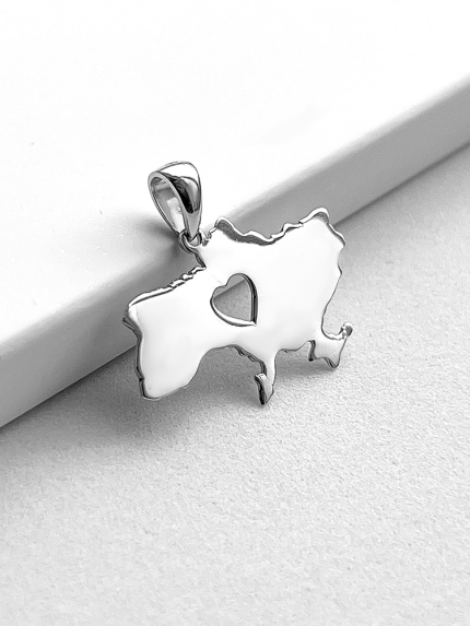 Підвіс без вставок Срібло 925° (родій) 001422