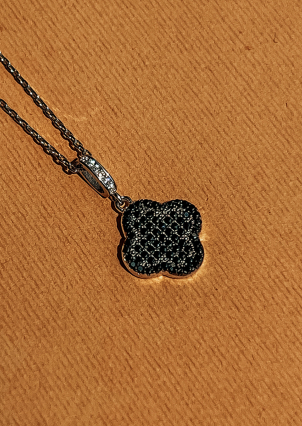 Підвіс фіаніт Срібло 925° (родій) 9540341