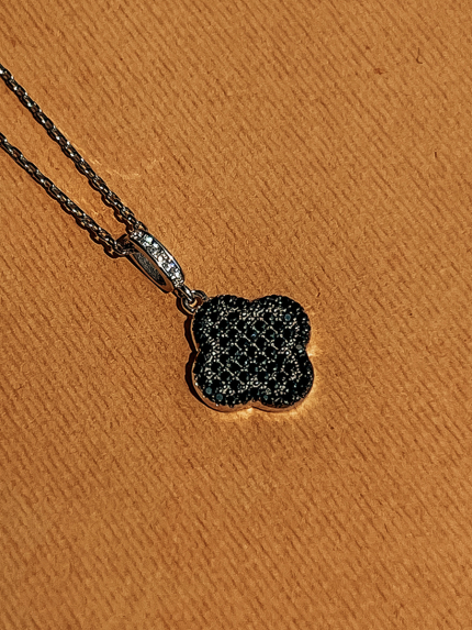 Підвіс фіаніт Срібло 925° (родій) 9540341