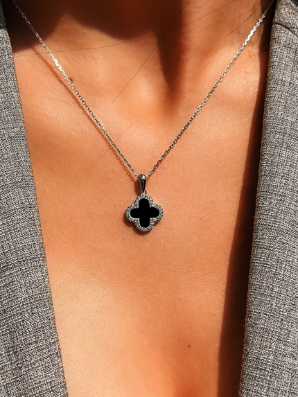 Підвіс онікс Срібло 925° (родій) 954034ч