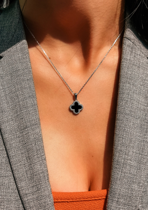 Підвіс онікс Срібло 925° (родій) 954034ч