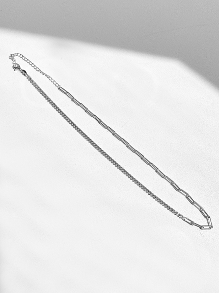 Кольє фіаніт Срібло 925° (родій) 560280