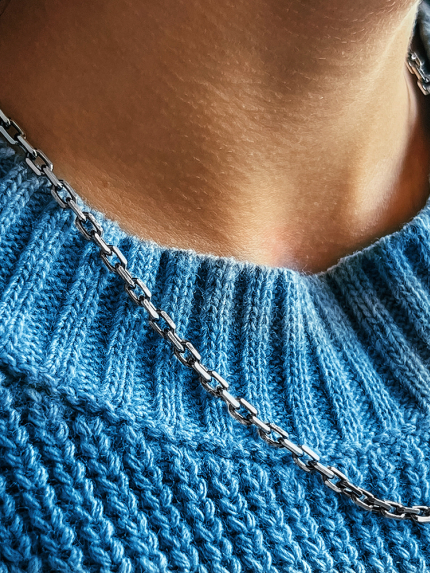 Łańcuszek Srebrny 925° (oksydowany) chs11671