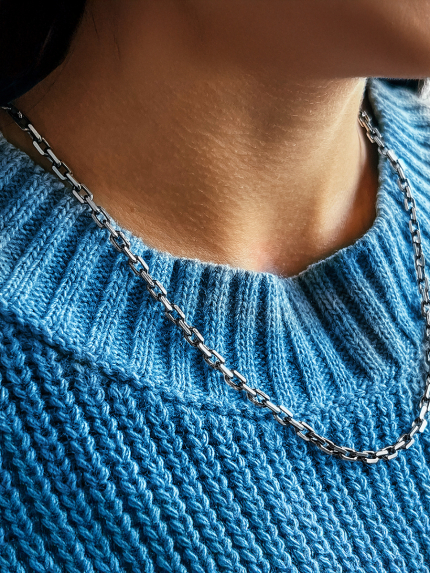 Łańcuszek Srebrny 925° (oksydowany) chs11671