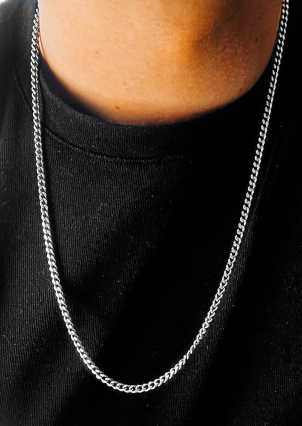 Ланцюг Срібло 925° (оксидоване) чс10111