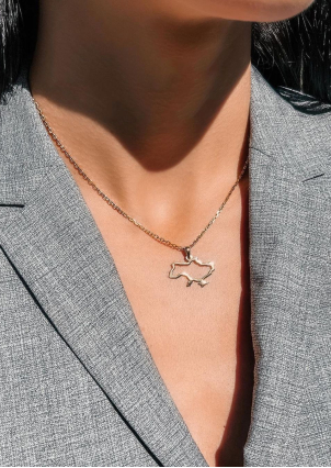 Підвіс без вставок Золото 585° 001425