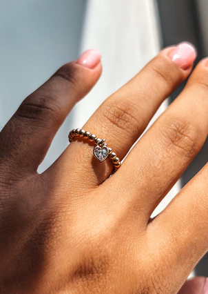 Каблучка Фіаніт (5А) Золото 585° 001065