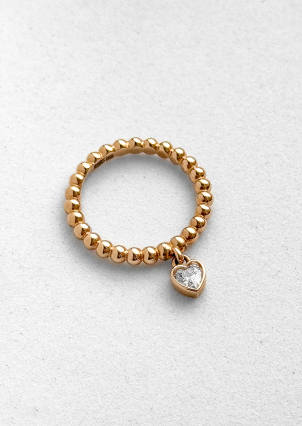 Каблучка Фіаніт (5А) Золото 585° 001065