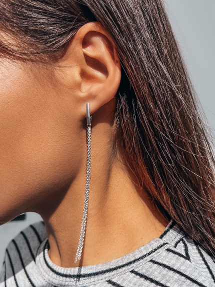 Kolczyki bez wkładek Srebro 925° 957585