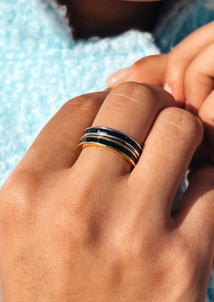 Каблучка фіаніт Срібло 925° (позолота) EQR2718R6