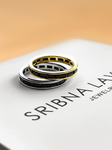 Pierścionek cyrkonia Srebro 925° (pozłacane) EQR2718R6