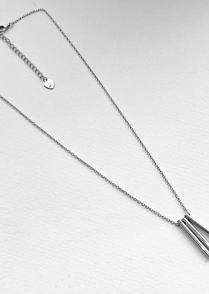 Кольє без вставок Срібло 925° (родій) 560287