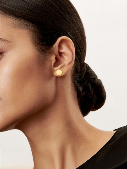 Earrings without inserts Silver 925° gold 375° 616s