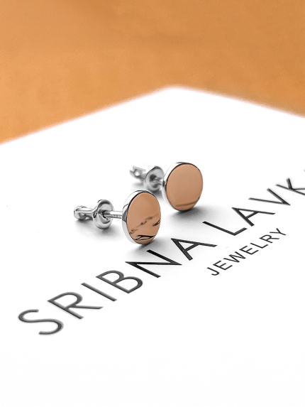 Earrings without inserts Silver 925° gold 375° 616s