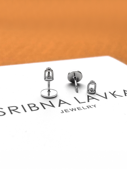 Earrings without inserts Silver 925° gold 375° 616s