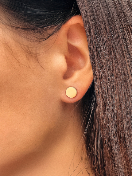 Earrings without inserts Silver 925° gold 375° 616s