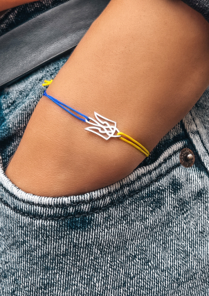 Браслет без вставок Срібло 925° (родій) 040бр