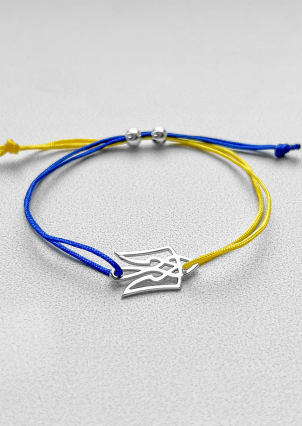 Браслет без вставок Срібло 925° (родій) 040бр