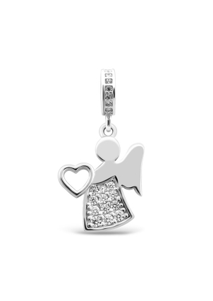 Підвіс фіаніт Срібло 925° (родій) 000557