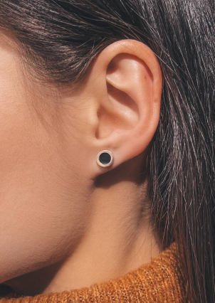 Сережки емаль Срібло 925° золото 375° 001287