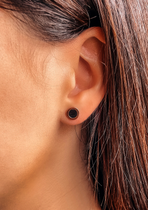 Сережки емаль Срібло 925° золото 375° 001287