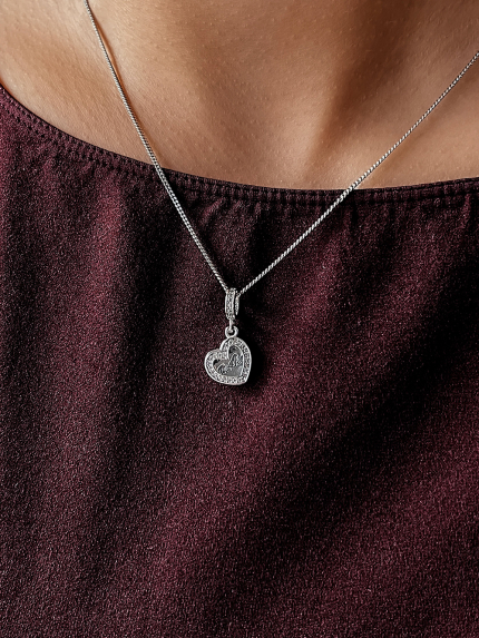 Підвіс Намистина фіаніт Срібло 925° (родій) 000613