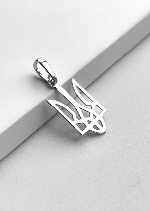 Підвіс без вставок Срібло 925° (родій) 129610