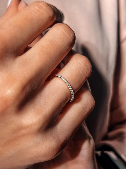 Каблучка фіаніт Золото 585° 000921