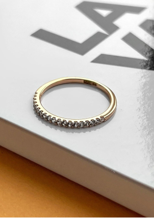 Каблучка фіаніт Золото 585° 000921