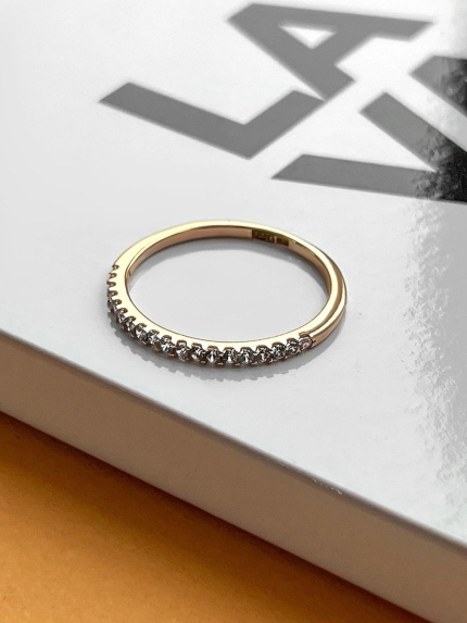 Каблучка фіаніт Золото 585° 000921