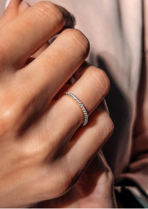 Каблучка фіаніт Золото 585° 000921