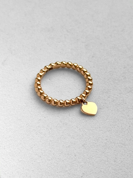 Каблучка без вставок Золото 585° 001064