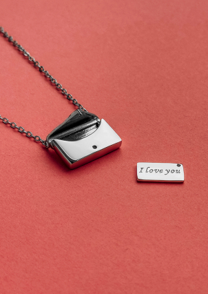 Кольє без вставок Срібло 925° (родій) 190285