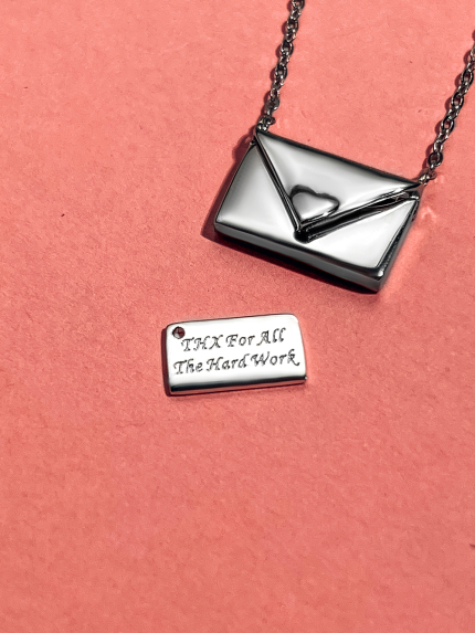 Кольє без вставок Срібло 925° (родій) 190285