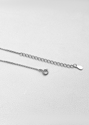 Кольє фіаніт Срібло 925° (родій) 190383