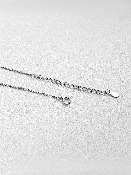 Кольє фіаніт Срібло 925° (родій) 190383