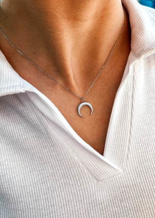 Кольє без вставок Срібло 925° (родій) 452658