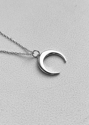 Кольє без вставок Срібло 925° (родій) 452658