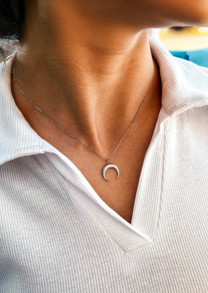 Кольє без вставок Срібло 925° (родій) 452658